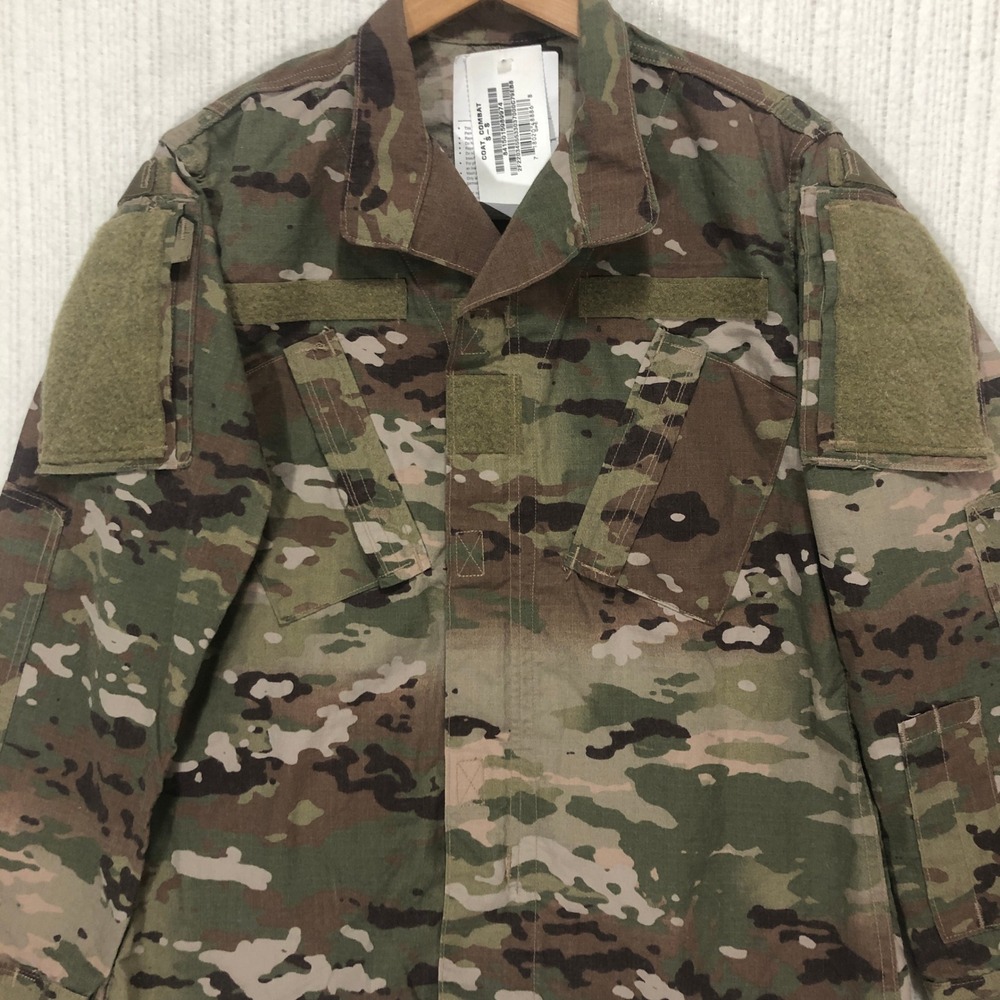 NWT US Military OCP Combat Coat Jacket Short Camo Insect Guard 8415-01-598-9974‎